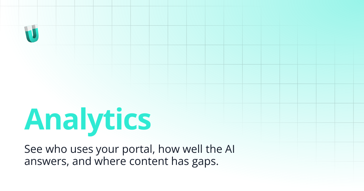 Analytics | Documentation | Understand Tech